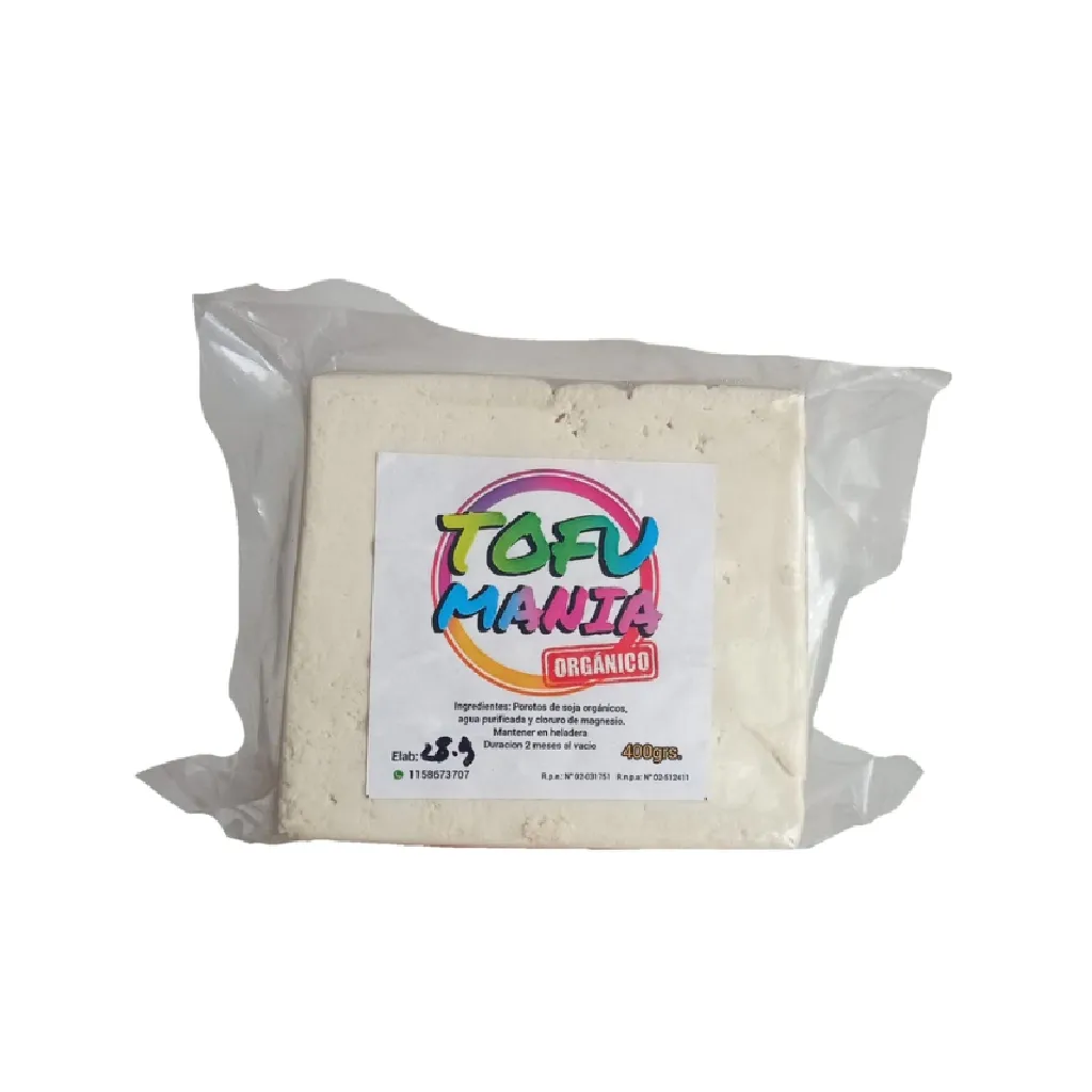 🧈 Tofu Orgánico Tofu Manía 350g sabor  PIMENTON AHUMADO